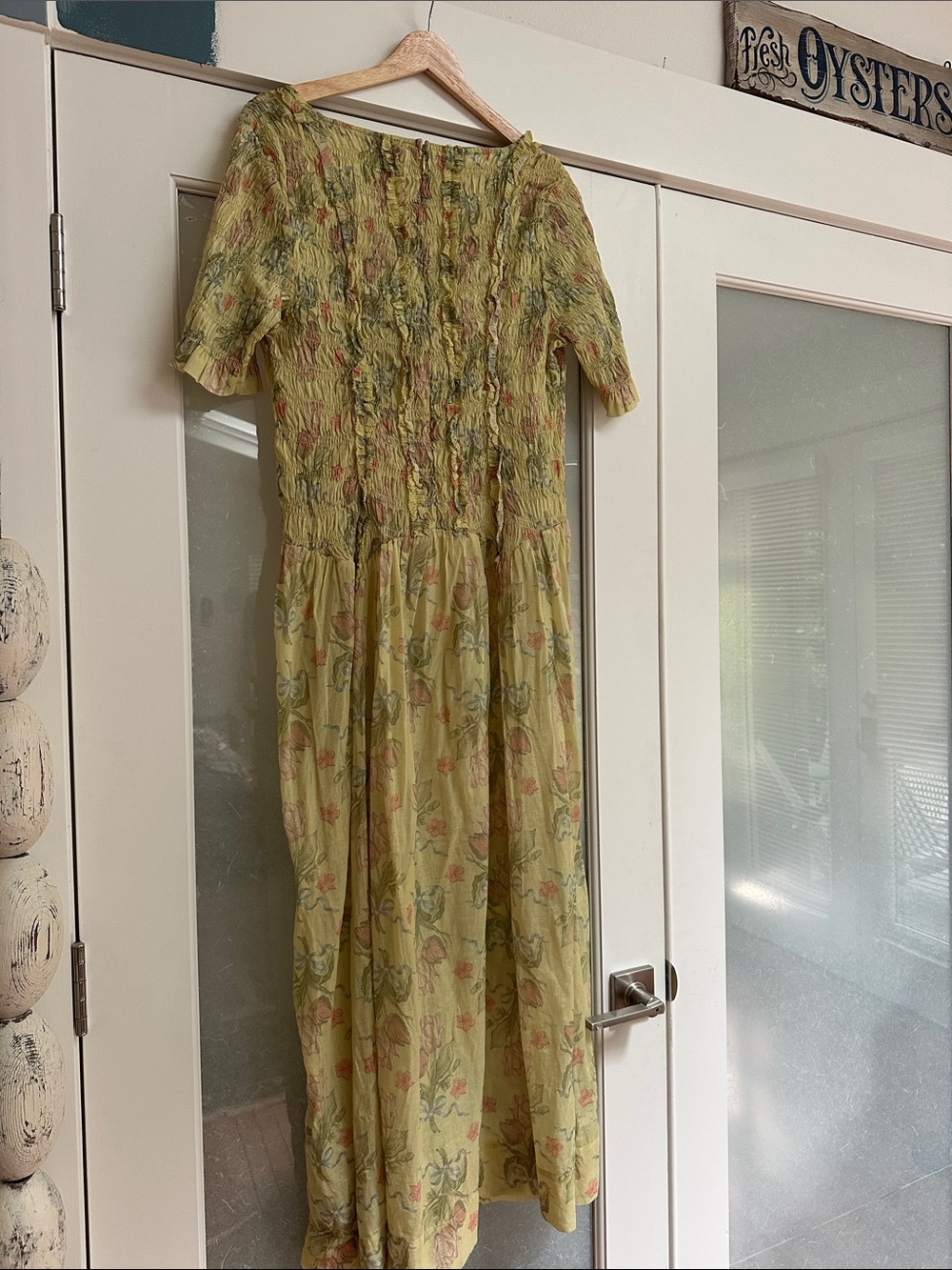 Damson Madder Yellow Floral dress - Picture 6 of 7